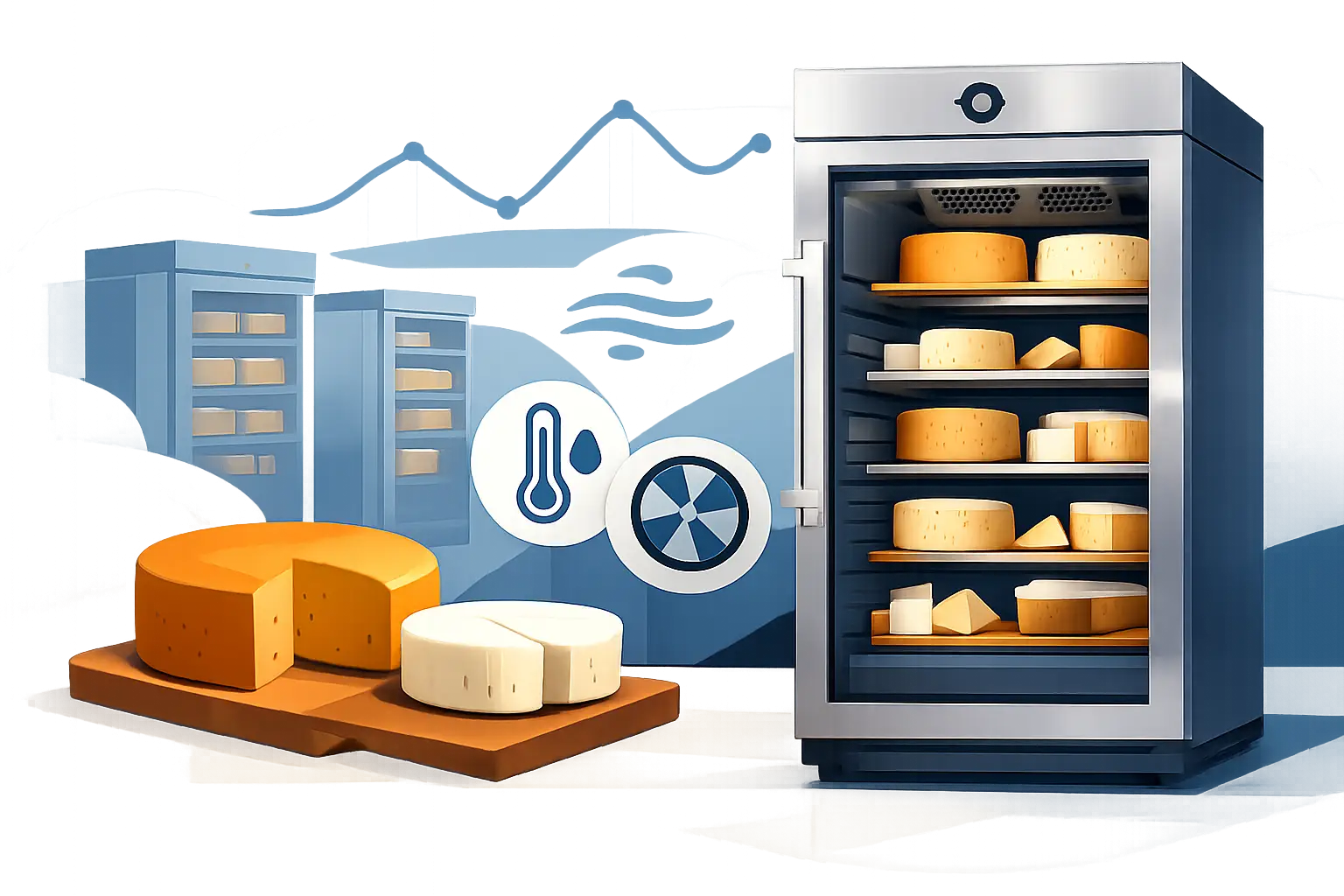Melhores armários para afinar queijo com controlo total